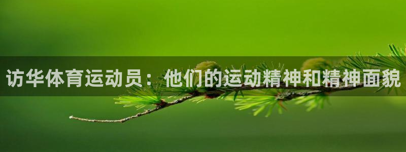 杏悦凯捷平台注册链接：访华体育运动员：他们的运动精神和精神面貌