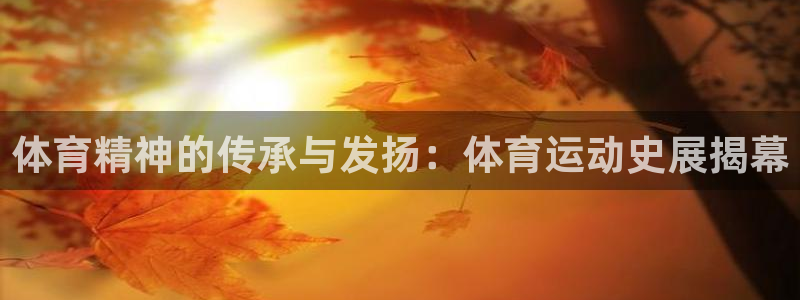 杏悦代理：体育精神的传承与发扬：体育运动史展揭幕